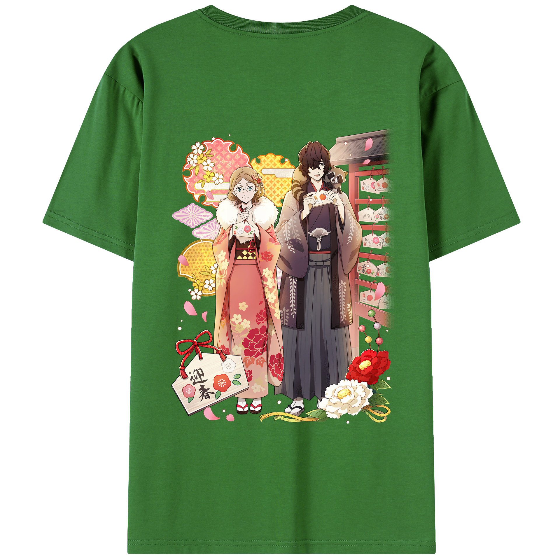 （画像用） 文豪ストレイドッグス Bungo Stray Dogs レディース半袖Tシャツ(バックプリント)